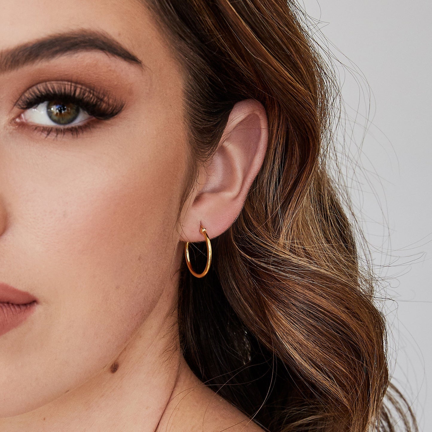 Round Hoop Earrings 14