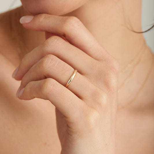 Classic Stackable Wedding Band 2