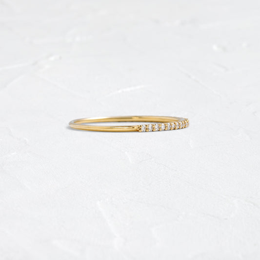 Half Eternity- 0.16 CT Round Lab Grown Diamond Wedding Band