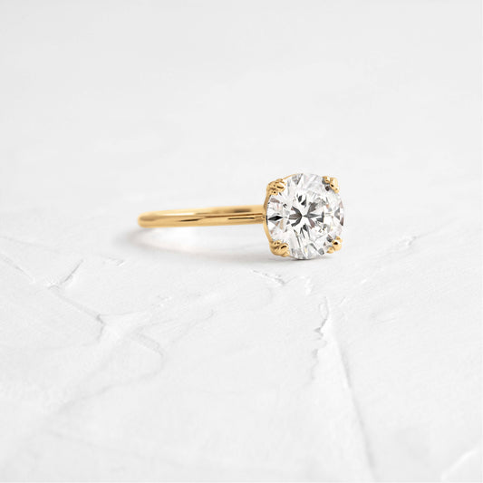 Solitaire-Oval Lab Grown Diamond Engagement Ring