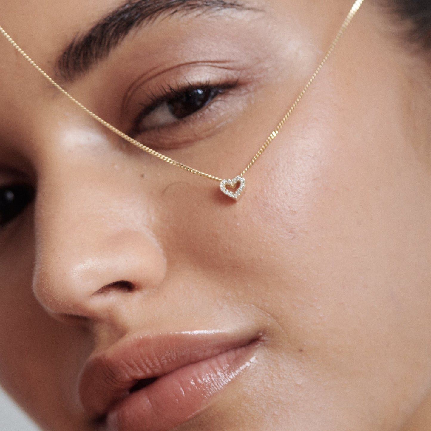 Radiant Heart: 0.20 TCW Lab Grown Diamond Necklace 4