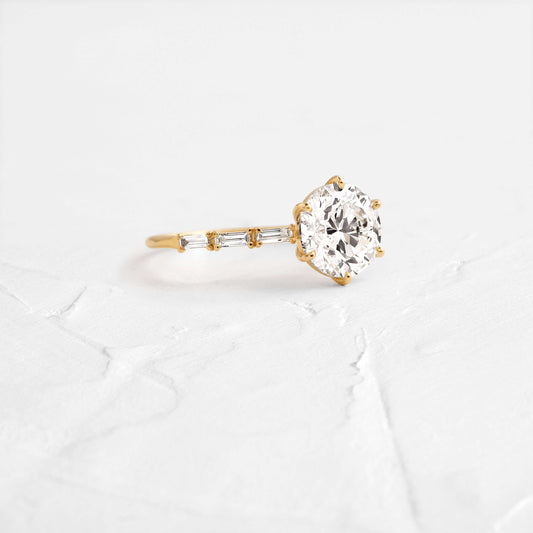 Solitaire-Oval Lab Grown Diamond Engagement Ring