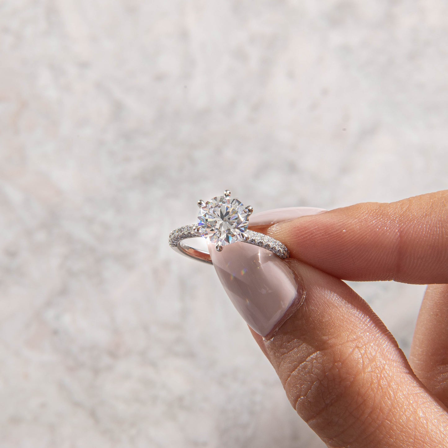 Solitaire-Oval Lab Grown Diamond Engagement Ring