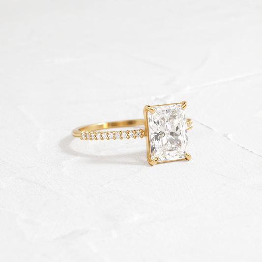 Solitaire-Oval Lab Grown Diamond Engagement Ring