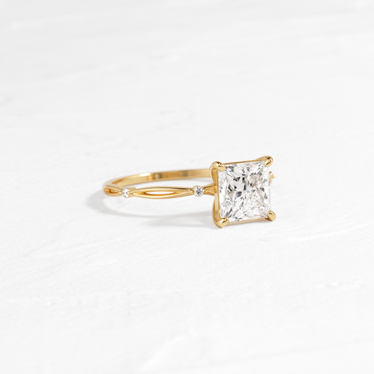 Solitaire-Oval Lab Grown Diamond Engagement Ring