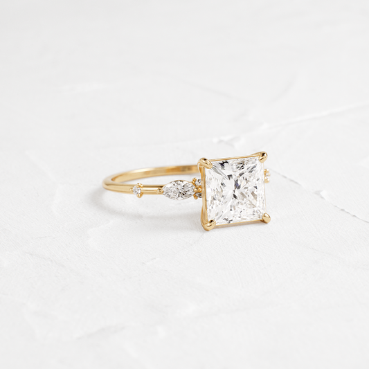 Solitaire-Oval Lab Grown Diamond Engagement Ring