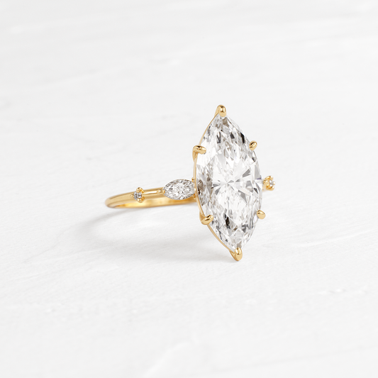 Dainty-Marquise Lab Grown Diamond Engagement Ring