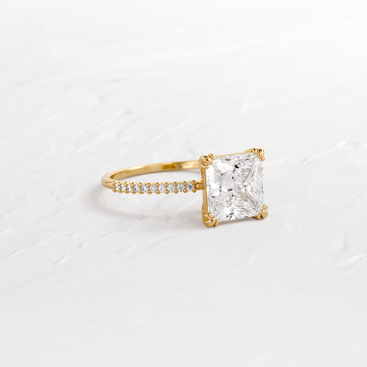 Solitaire-Oval Lab Grown Diamond Engagement Ring