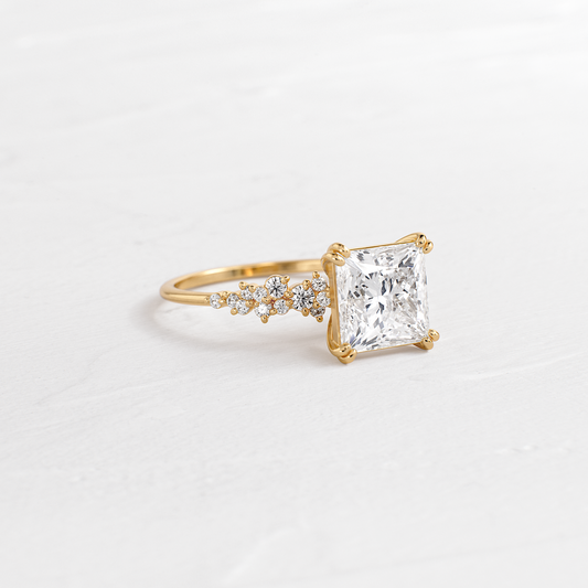 Solitaire-Oval Lab Grown Diamond Engagement Ring