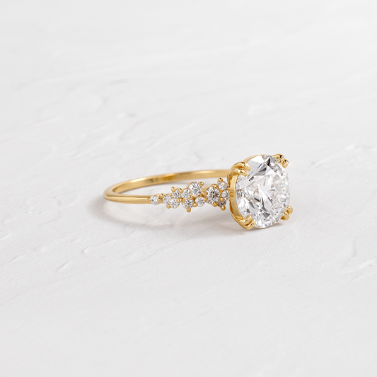 Solitaire-Oval Lab Grown Diamond Engagement Ring