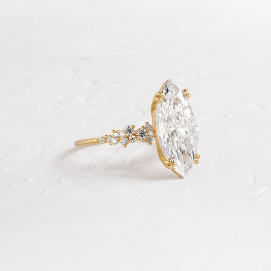 Solitaire-Oval Lab Grown Diamond Engagement Ring