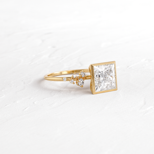 Solitaire-Oval Lab Grown Diamond Engagement Ring
