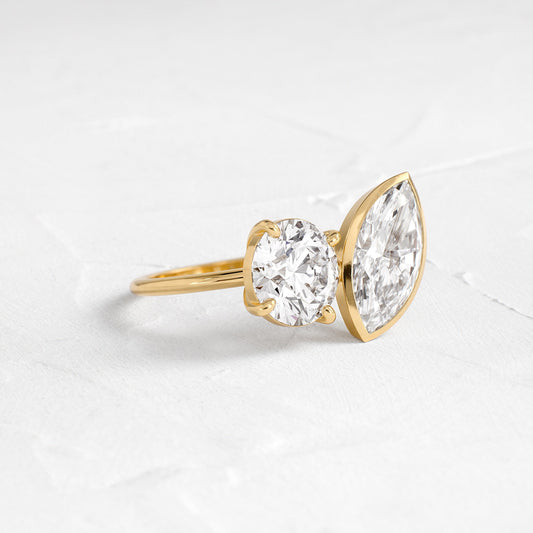 Solitaire-Oval Lab Grown Diamond Engagement Ring