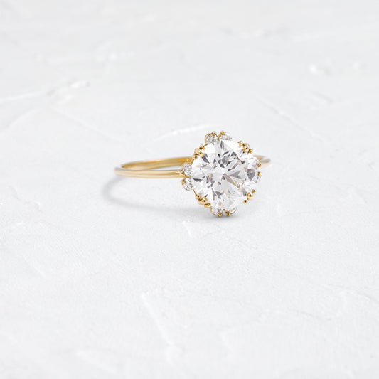 Solitaire-Oval Lab Grown Diamond Engagement Ring