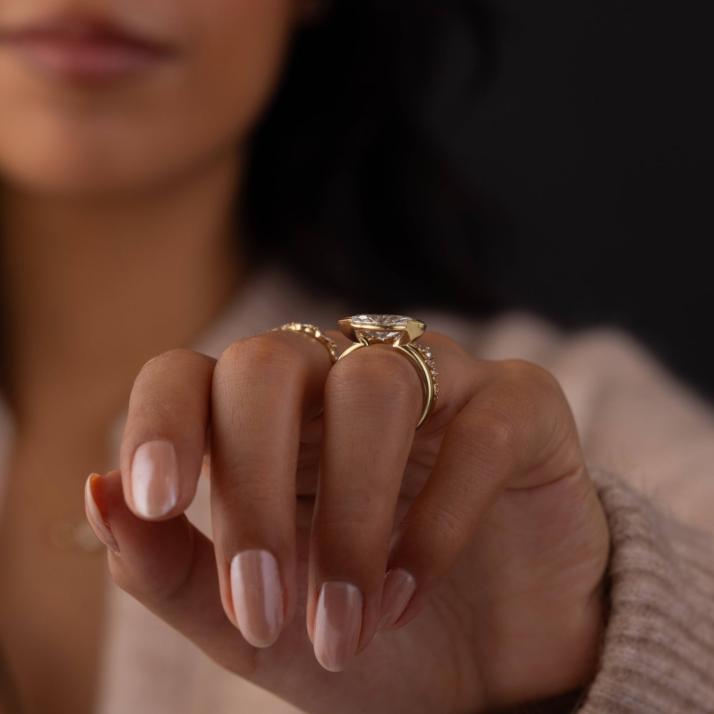 Solitaire-Oval Lab Grown Diamond Engagement Ring