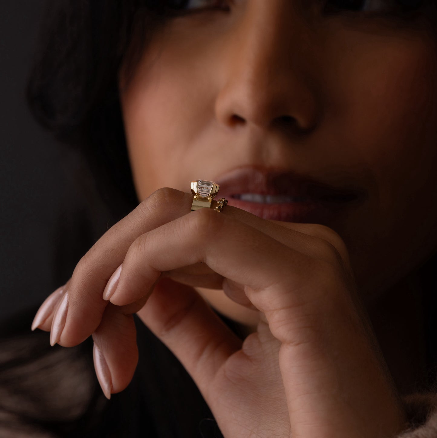 Solitaire-Oval Lab Grown Diamond Engagement Ring