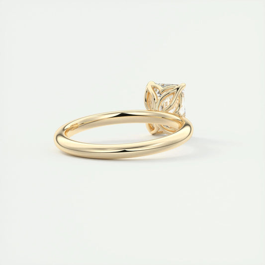 1.75 CT Emerald Solitaire CVD F/VS1 Diamond Engagement Ring 10