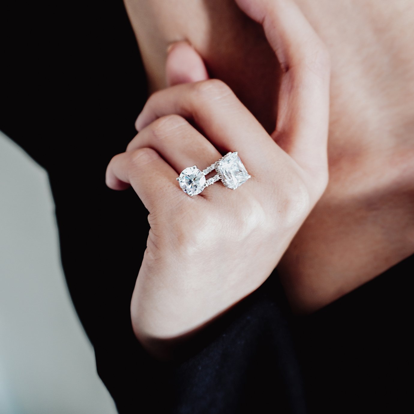 2.0 CT Round Lab-Grown Diamond Pave Elegance Ring 8