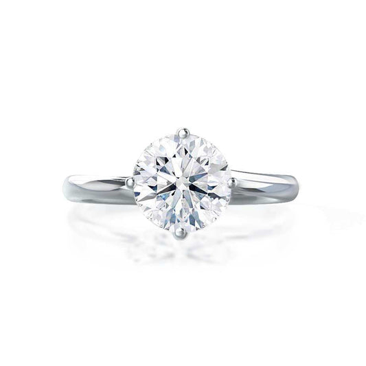 Radiant 1.20 CT Round Lab-Grown Diamond Solitaire Engagement Ring 2