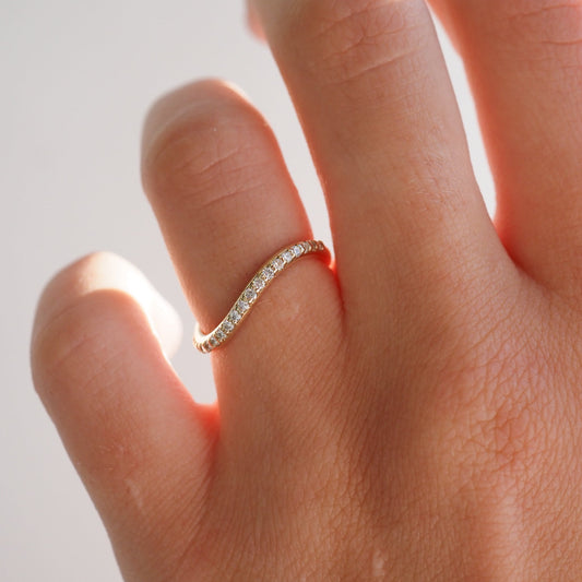 Radiant 0.50 TCW Round Lab Grown Diamond Eternity Band 1