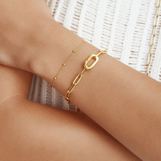 Classic Linked Chain Bracelet 2