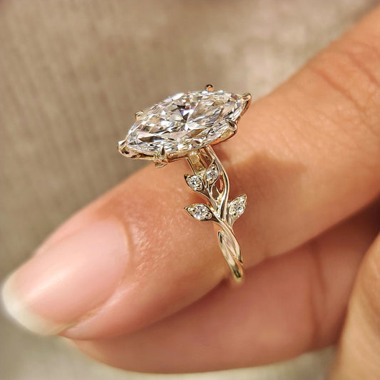 Solitaire Cathedral- 1.8 CT Cushion Lab Grown Diamond Wedding Band
