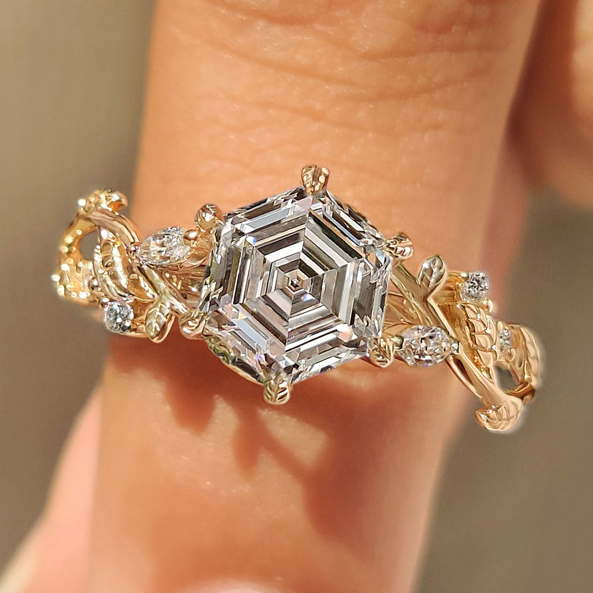 Solitaire Cathedral- 1.8 CT Cushion Lab Grown Diamond Wedding Band