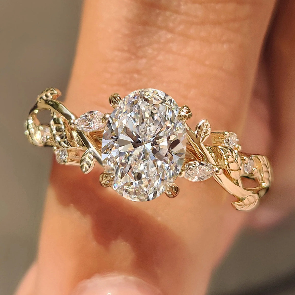 Solitaire Cathedral- 1.8 CT Cushion Lab Grown Diamond Wedding Band