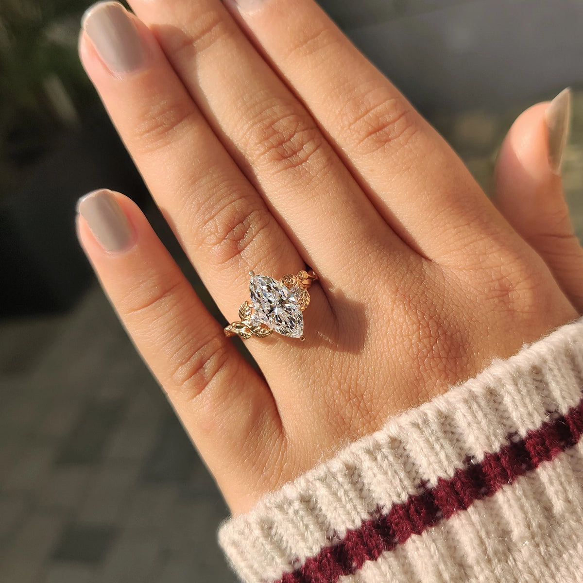 Solitaire Cathedral- 1.8 CT Cushion Lab Grown Diamond Wedding Band