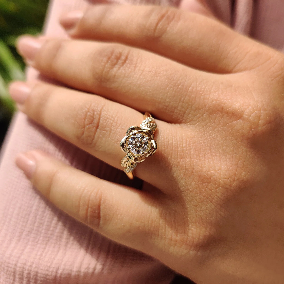 Solitaire Cathedral- 1.8 CT Cushion Lab Grown Diamond Wedding Band