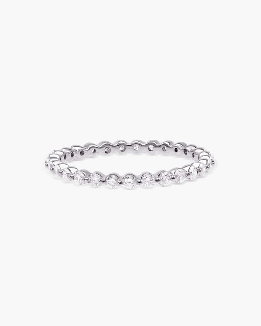 0.40 TCW Round Lab-Grown Diamond Eternity Band 2