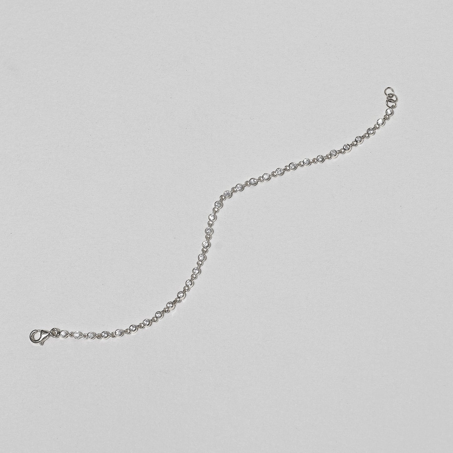 Elegant 0.90 TCW Round Cut Lab-Grown Diamond Tennis Bracelet 7