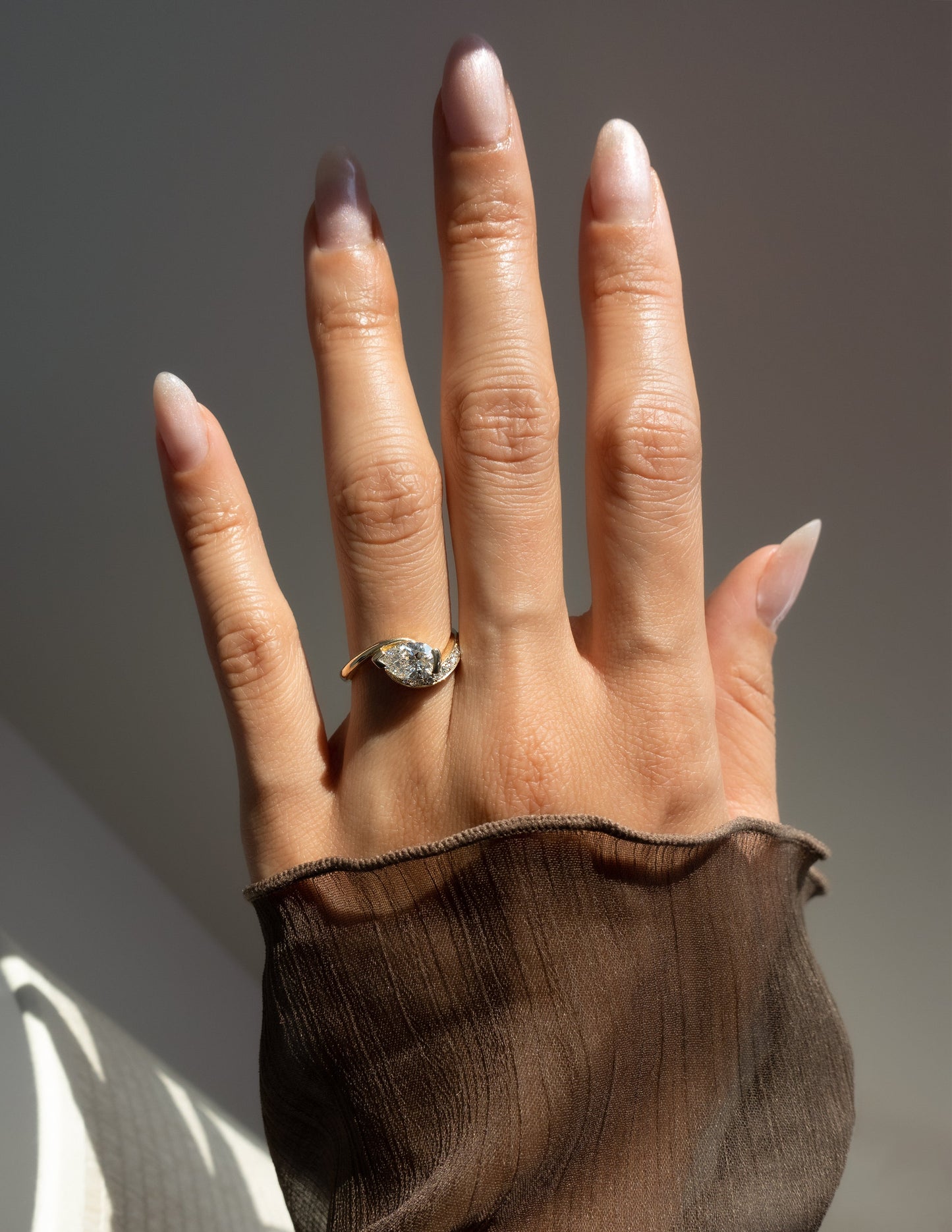 Solitaire-Oval Lab Grown Diamond Engagement Ring