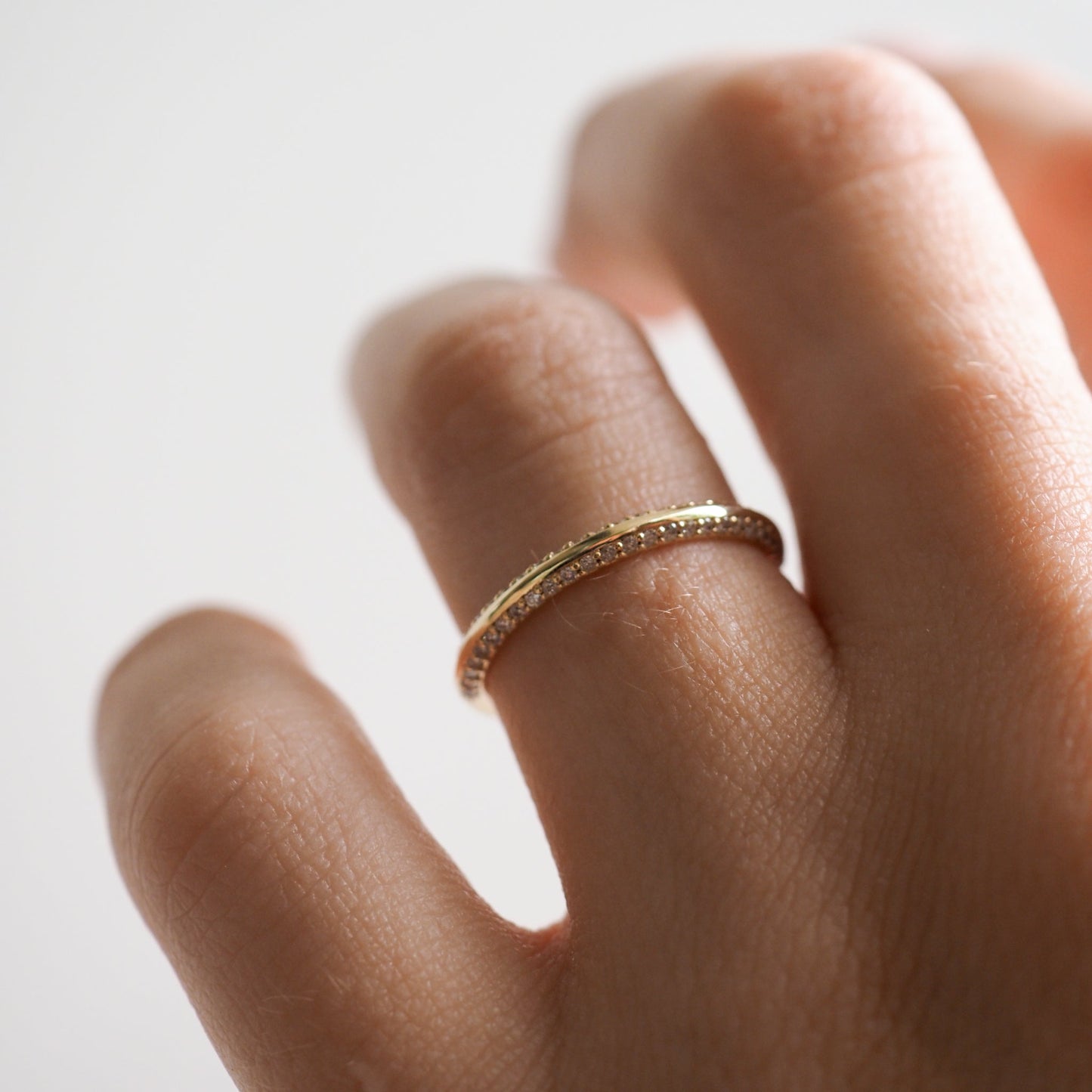 Elegant 0.50 TCW Round Lab-Grown Diamond Half Eternity Wedding Band 7