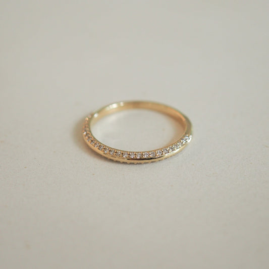 Elegant 0.50 TCW Round Lab-Grown Diamond Half Eternity Wedding Band 2