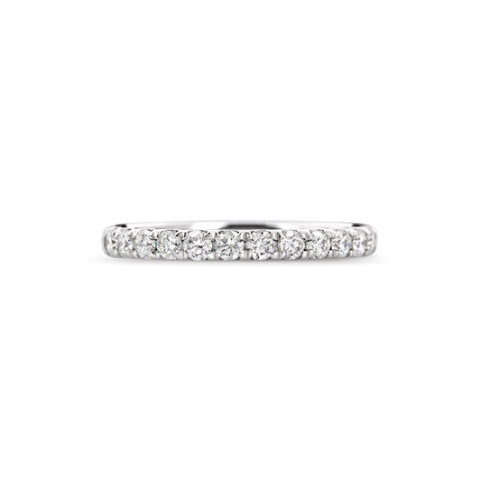 Elegant 0.7 TCW Round Lab-Grown Diamond Eternity Band 1