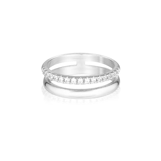 Radiant 0.10 TCW Round Lab-Grown Diamond Eternity Band 1
