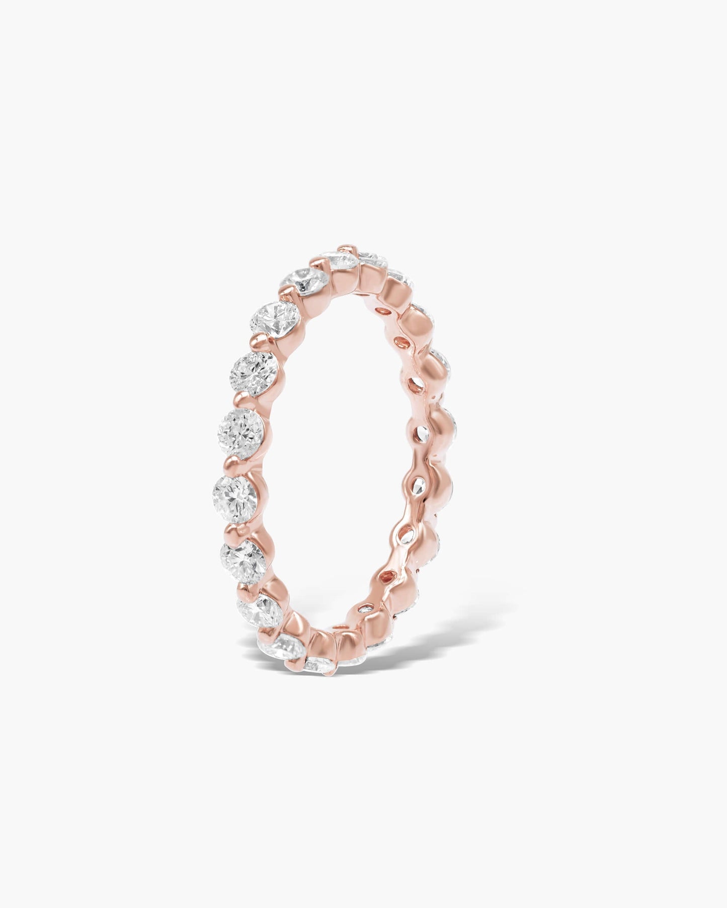 1.1 Carat Round Lab-Grown Diamond Eternity Band 8