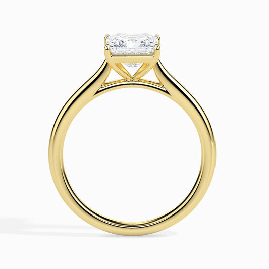 Radiant 1.0 CT Princess Cut Lab-Grown Diamond Solitaire Ring 2