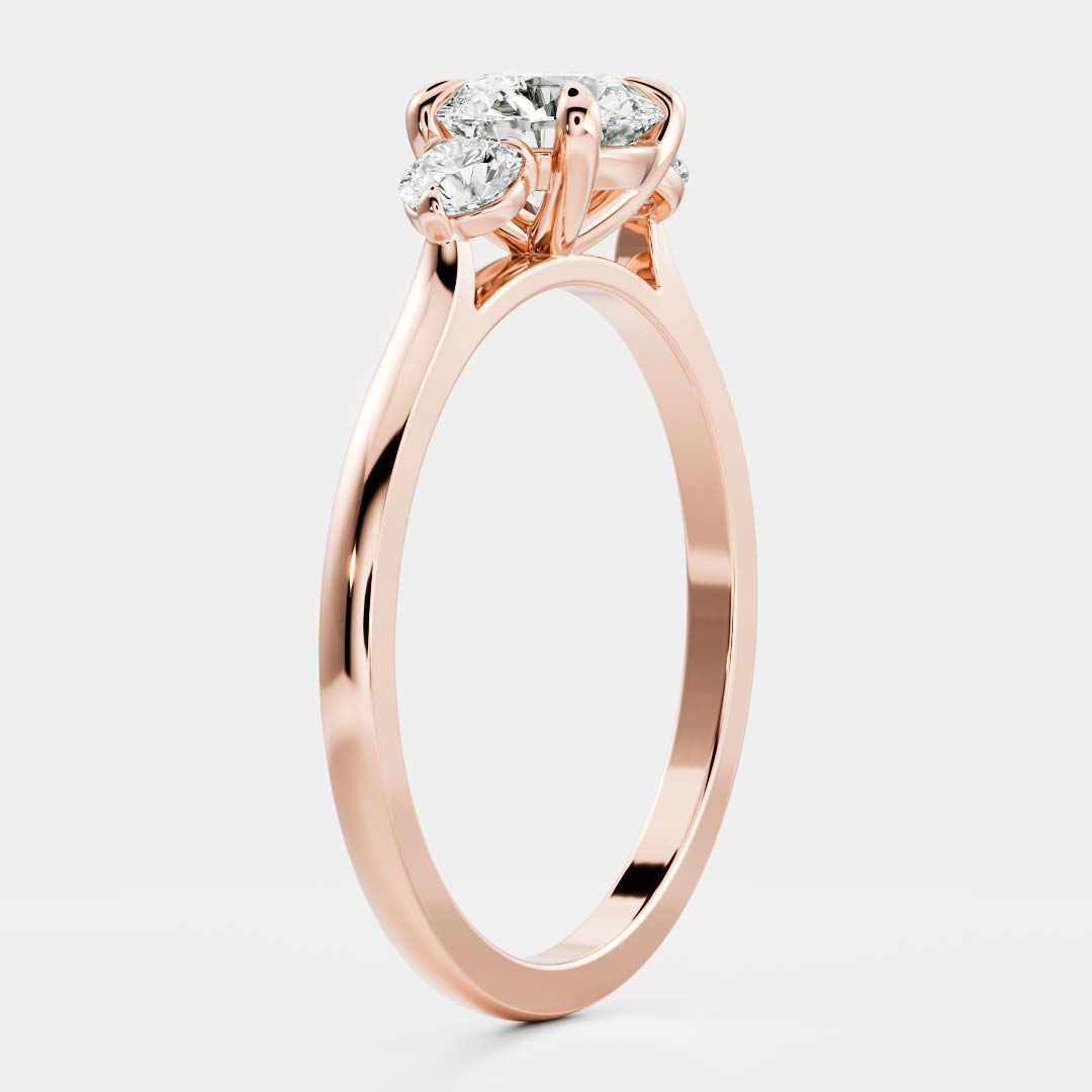 Solitaire-Oval Lab Grown Diamond Engagement Ring