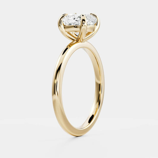 Solitaire-Oval Lab Grown Diamond Engagement Ring