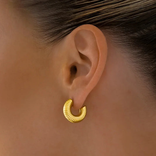 Classic Round Hoop Earrings 2