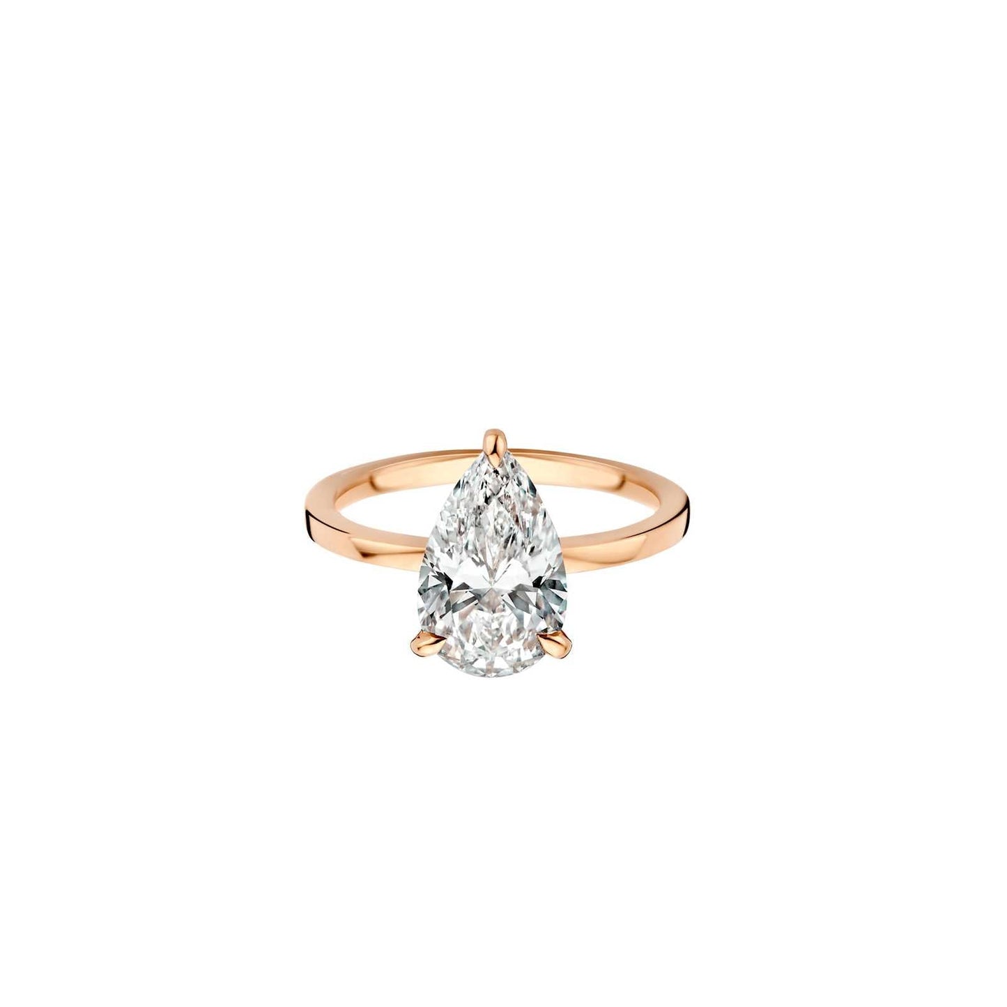 Hidden Halo-1.5 CT Round Lab Grown Diamond Engagement Ring