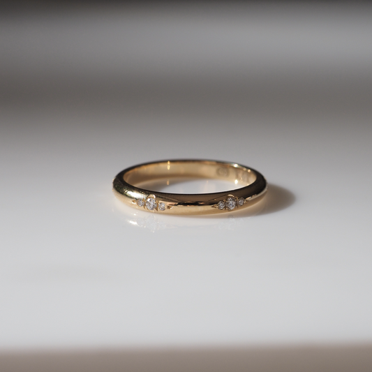 Elegant 0.50 TCW Round Lab Grown Diamond Flush Wedding Band 2