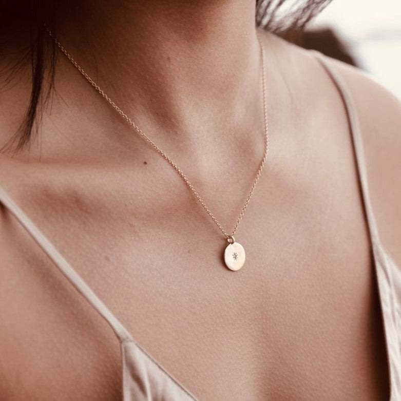 Elegant 0.20 TCW Round Lab Grown Diamond Medallion Pendant Necklace 5