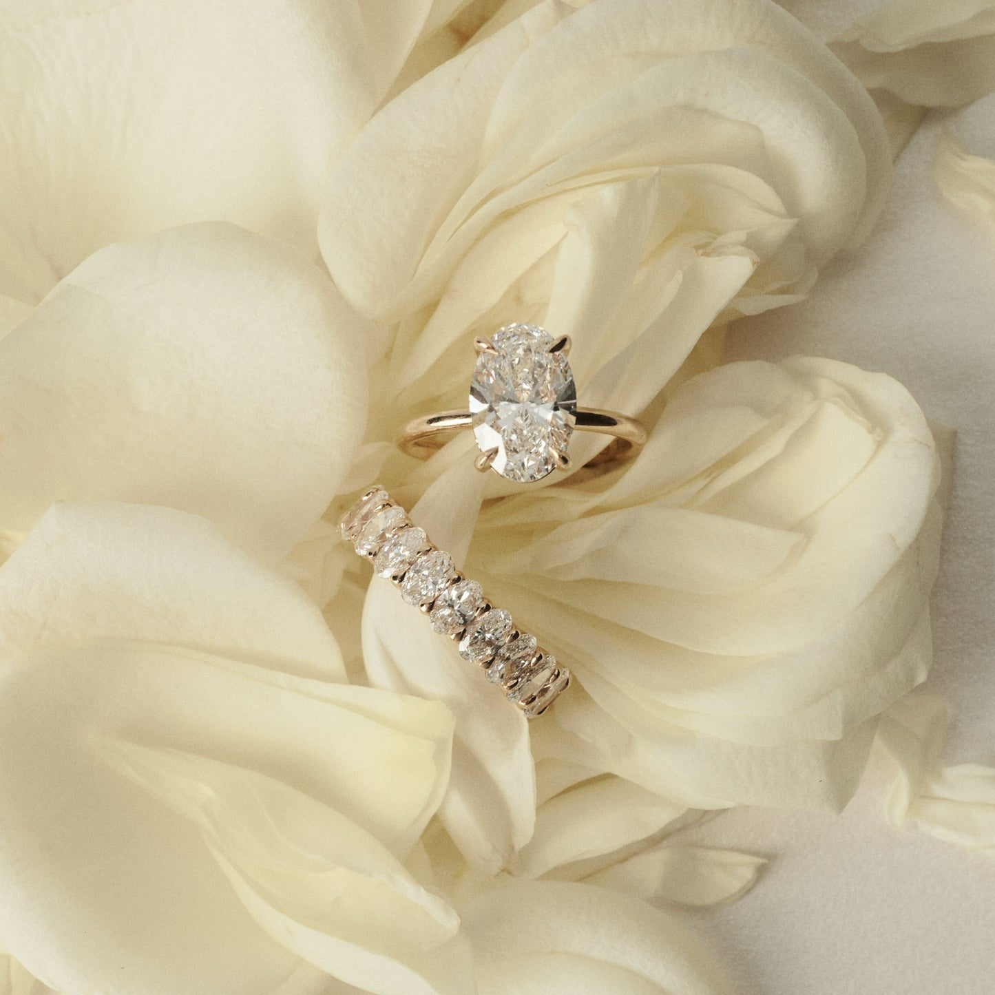 Solitaire-Oval Lab Grown Diamond Engagement Ring