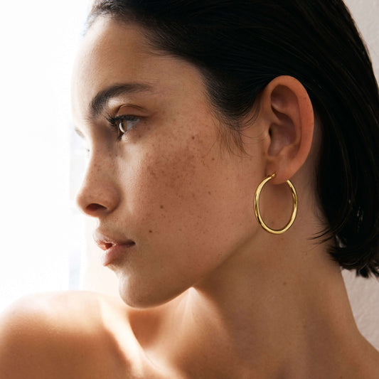 Classic Large Hoop Earring 2