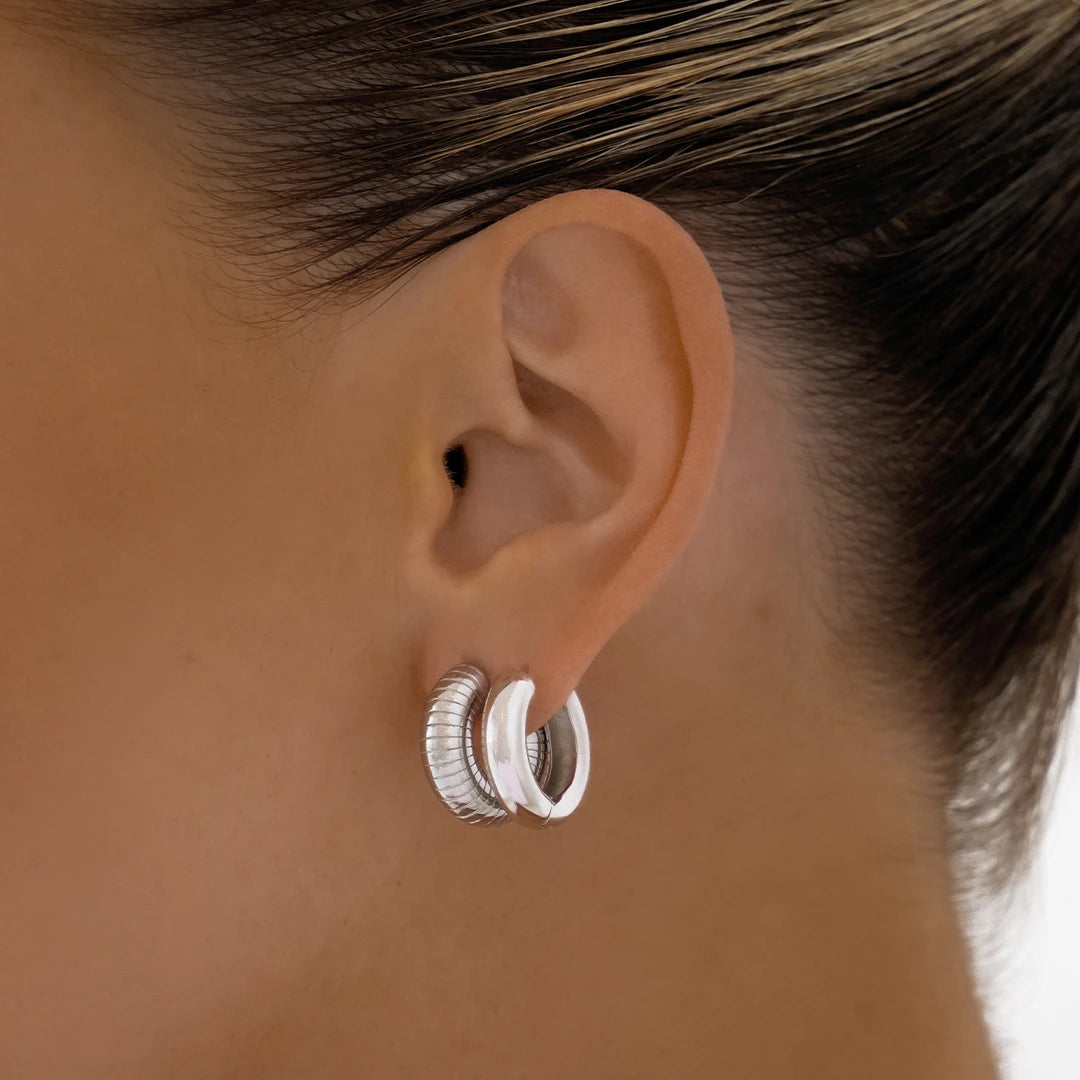Round Hoop Earrings 5