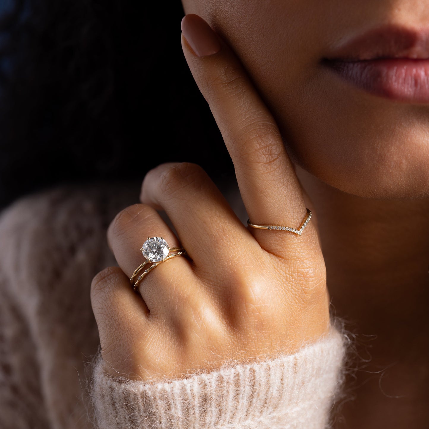 Solitaire-Oval Lab Grown Diamond Engagement Ring