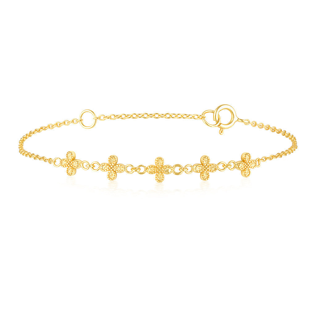Golden Bloom Stackable Elegance Bracelet 10